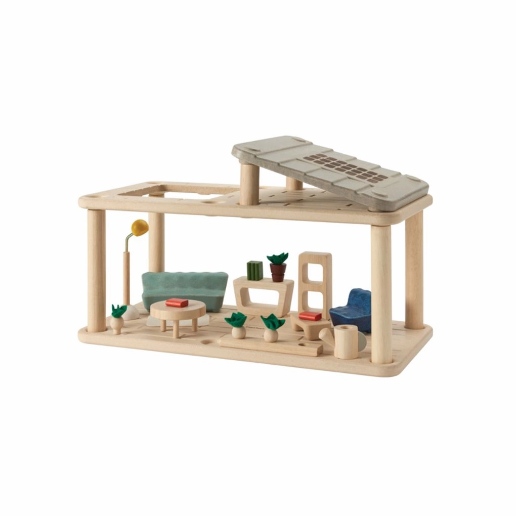 PlanSpace Modular Wooden Dollhouse - Living Room
