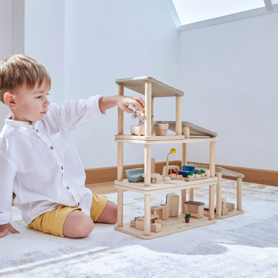 PlanSpace Modular Wooden Dollhouse - Living Room