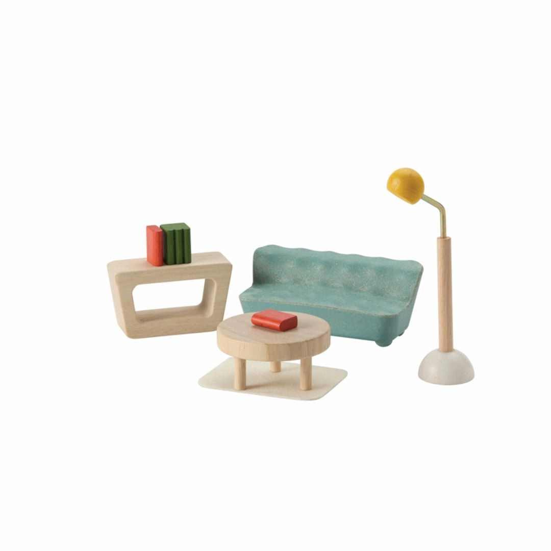 PlanSpace Modular Wooden Dollhouse - Living Room