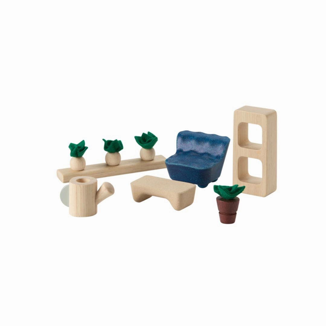 PlanSpace Modular Wooden Dollhouse - Living Room