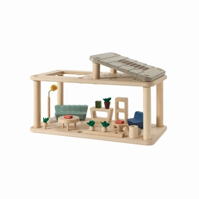 PlanSpace Modular Wooden Dollhouse - Living Room