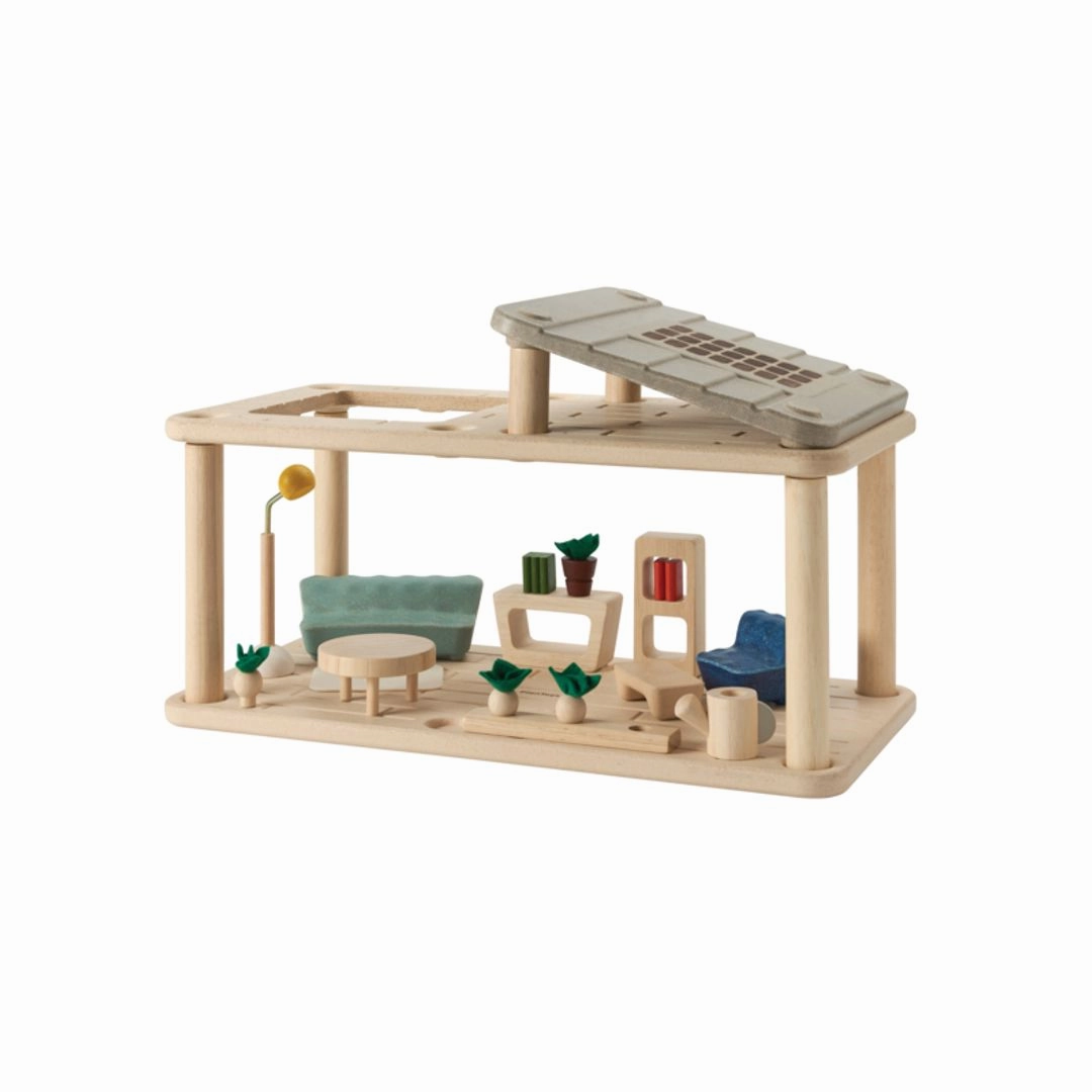 PlanSpace Modular Wooden Dollhouse - Living Room