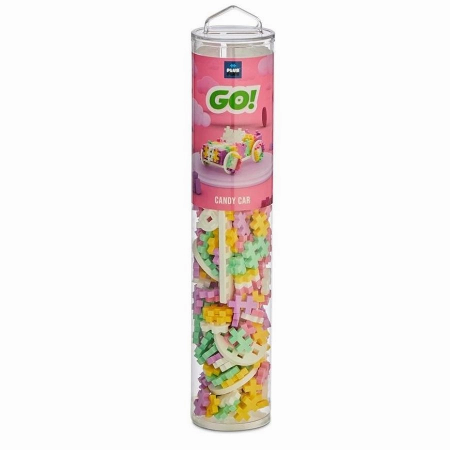 Plus-Plus - GO Colour Cars Candy 200 Pieces Tube