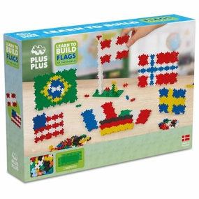 Plus-Plus - Learn to Build Flags of the World 600 Pieces