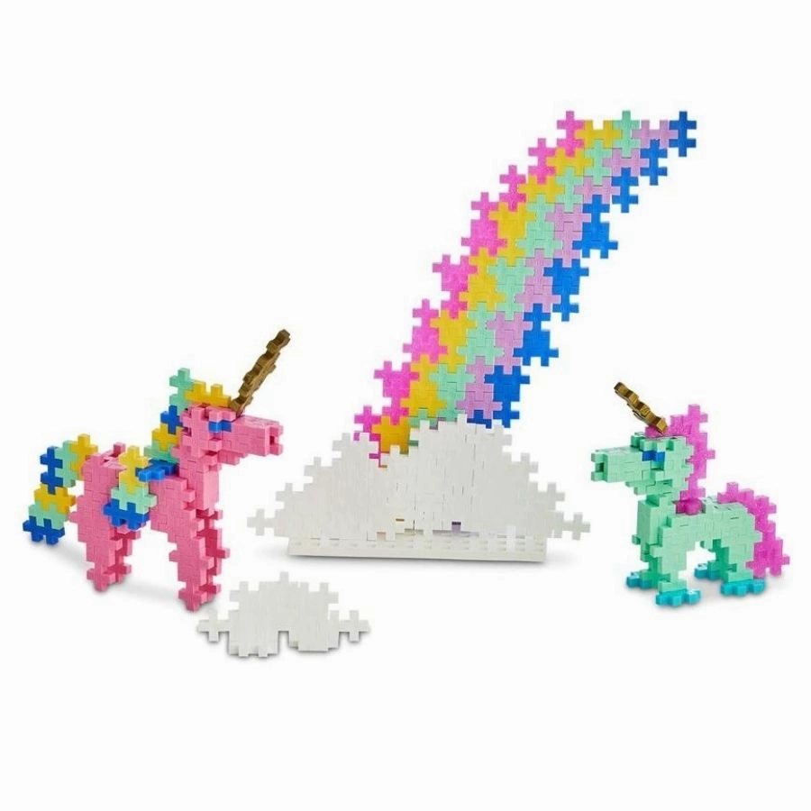 Plus-Plus - Learn to Build Unicorns Construction Toy