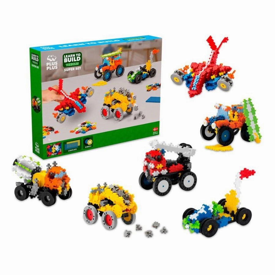 Plus-Plus - Learn to Build Vehicles Super Set