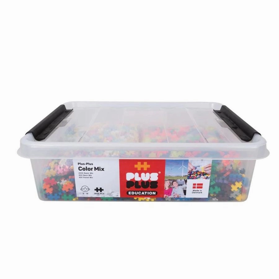 Plus-Plus - Mix 3600 Pieces All Colours in Education Tub
