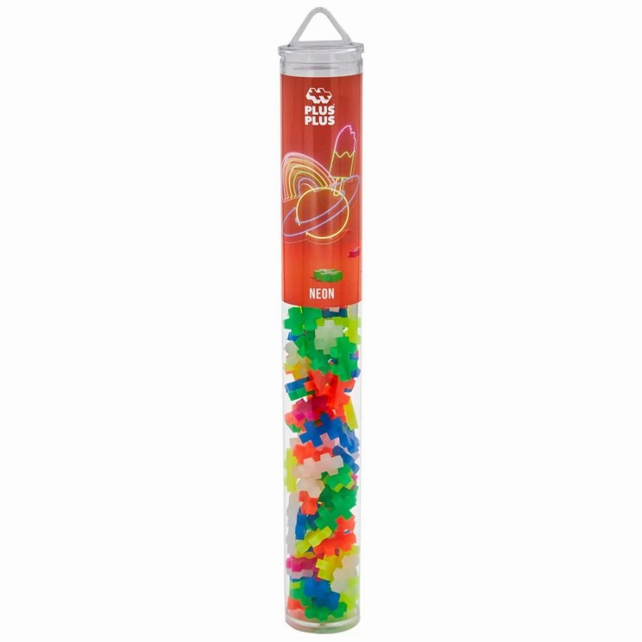 Plus-Plus - Neon Mix 100 pieces Tube
