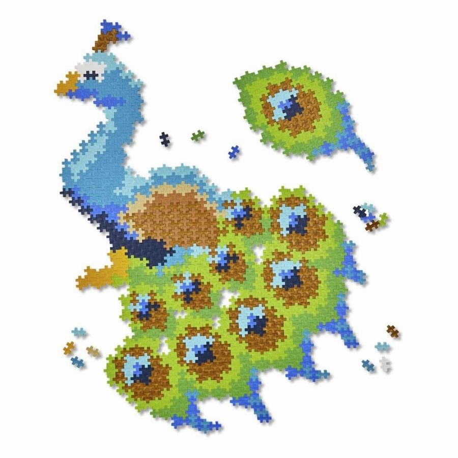 Plus-Plus - Puzzle By Number Peacock 800 Pieces