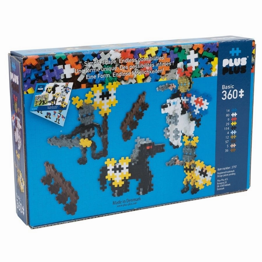Plus-Plus: Basic Knights Tournament 360 Piece Construction Toy