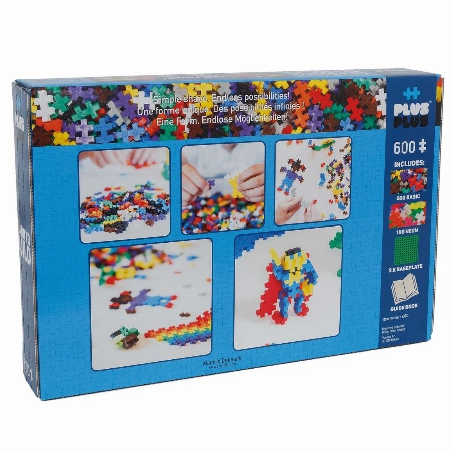 Plus-Plus: Basic Learn To Build 600 Piece Construction Toy