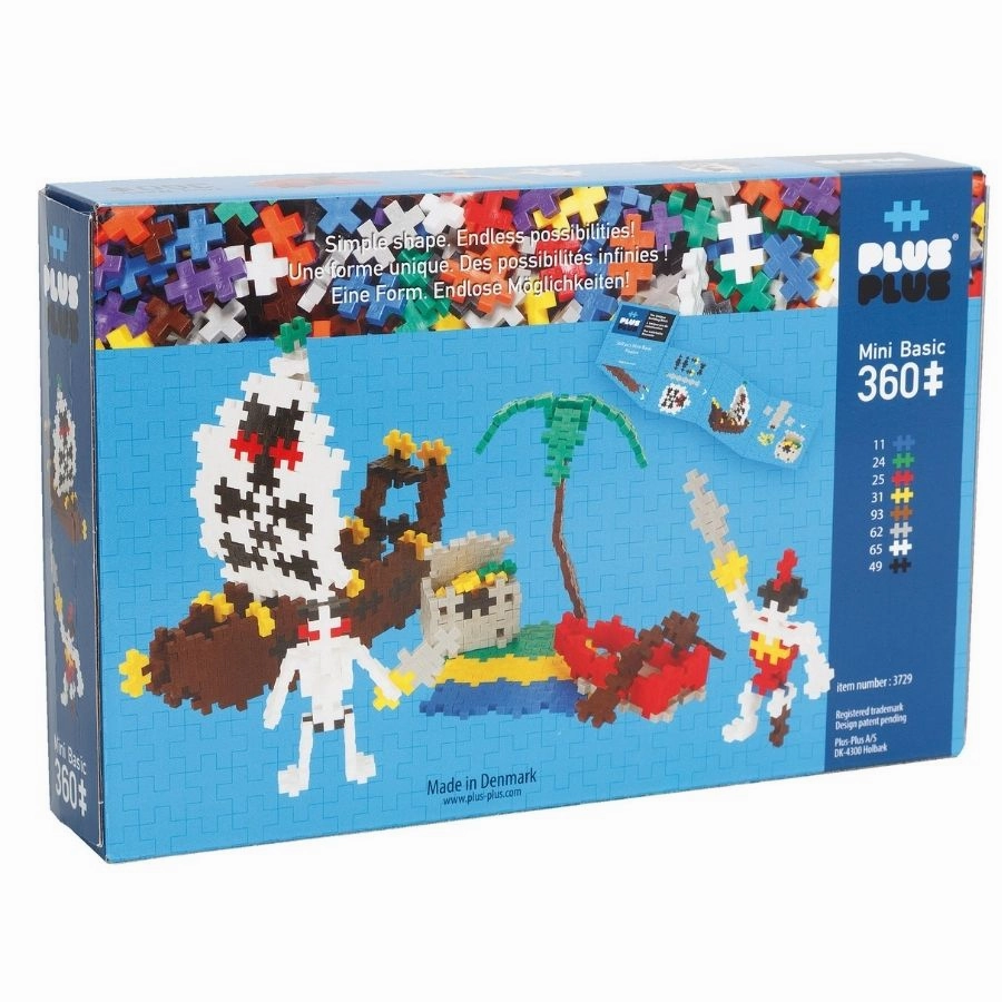 Plus-Plus: Basic Pirates 360 Pieces Construction Toy