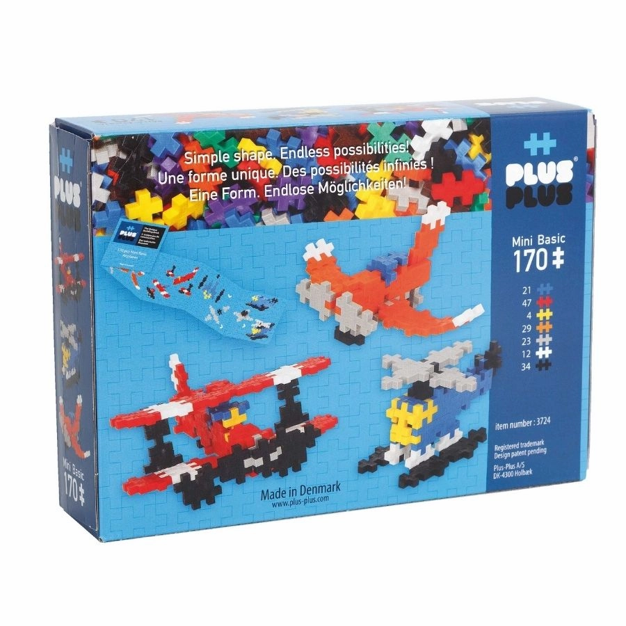 Plus-Plus: Basic Planes 170 Pieces Construction Toy