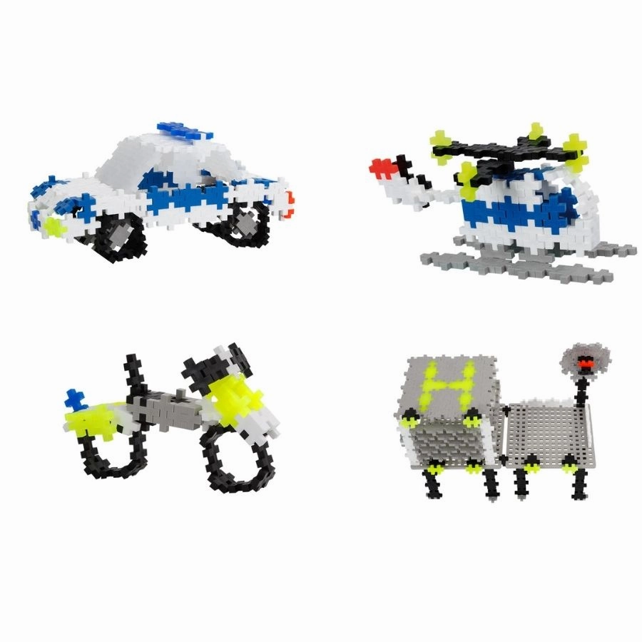 Plus-Plus: Basic Police 760 Pieces Construction Set