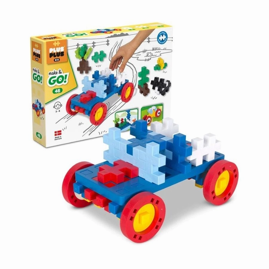 Plus-Plus: BIG Make and Go 46 Pieces Construction Toy