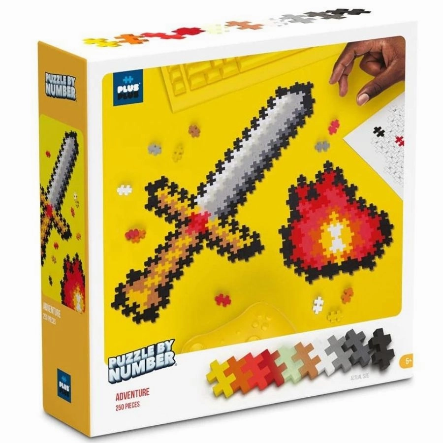 Plus-Plus Blocks - Puzzle By Number Adventure 250 Pieces
