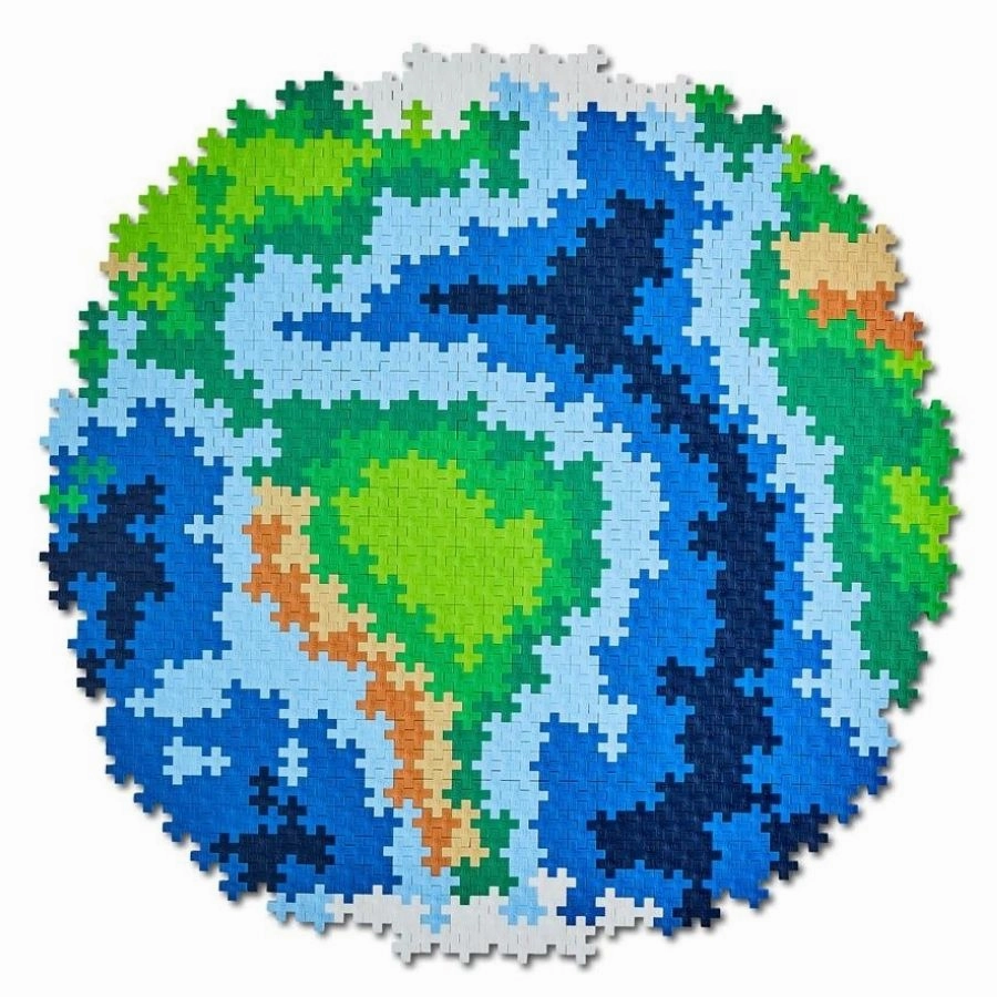 Plus-Plus Blocks - Puzzle By Number Earth 800 Pieces