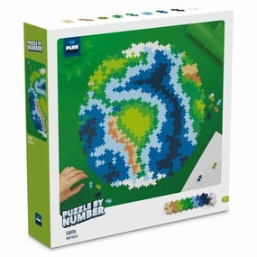 Plus-Plus Blocks - Puzzle By Number Earth 800 Pieces