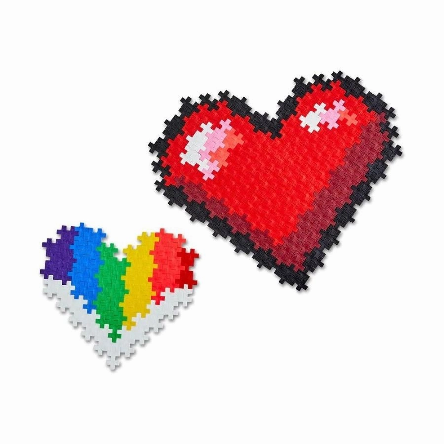 Plus-Plus Blocks - Puzzle By Number Hearts 250 Pieces