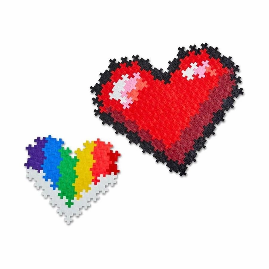 Plus-Plus Blocks - Puzzle By Number Hearts 250 Pieces