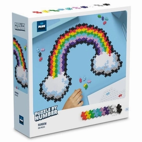 Plus-Plus Blocks - Puzzle By Number Rainbow 500 Pieces