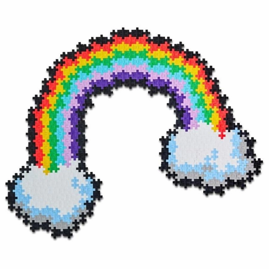 Plus-Plus Blocks - Puzzle By Number Rainbow 500 Pieces