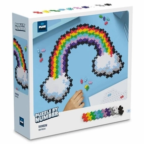 Plus-Plus Blocks - Puzzle By Number Rainbow 500 Pieces