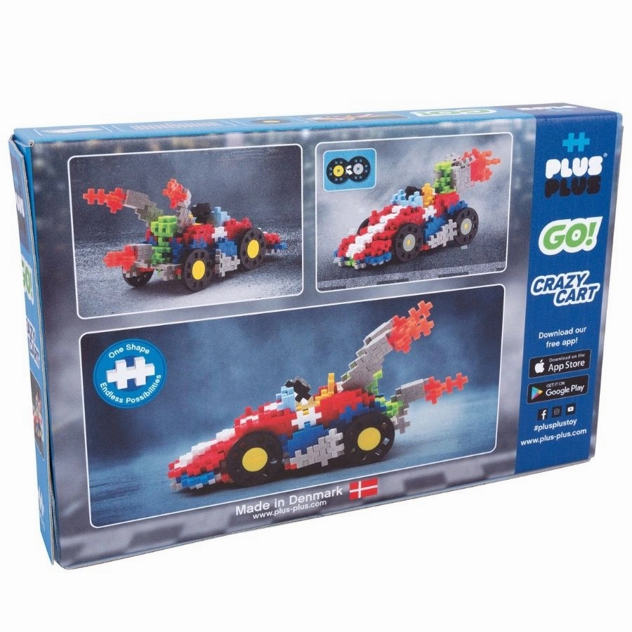 Plus-Plus: Go! Crazy Cart 240 Pieces Construction Toy
