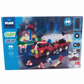 Plus-Plus: GO! Fire and Rescue 500 Pieces Construction Toy