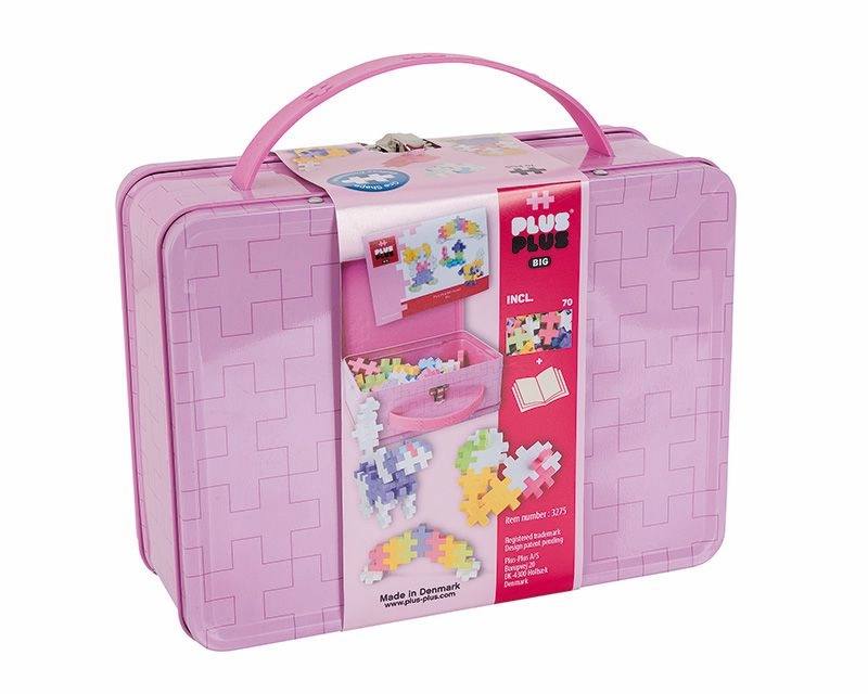 Plus-Plus Metal Suitcase - BIG Pastel 70pcs