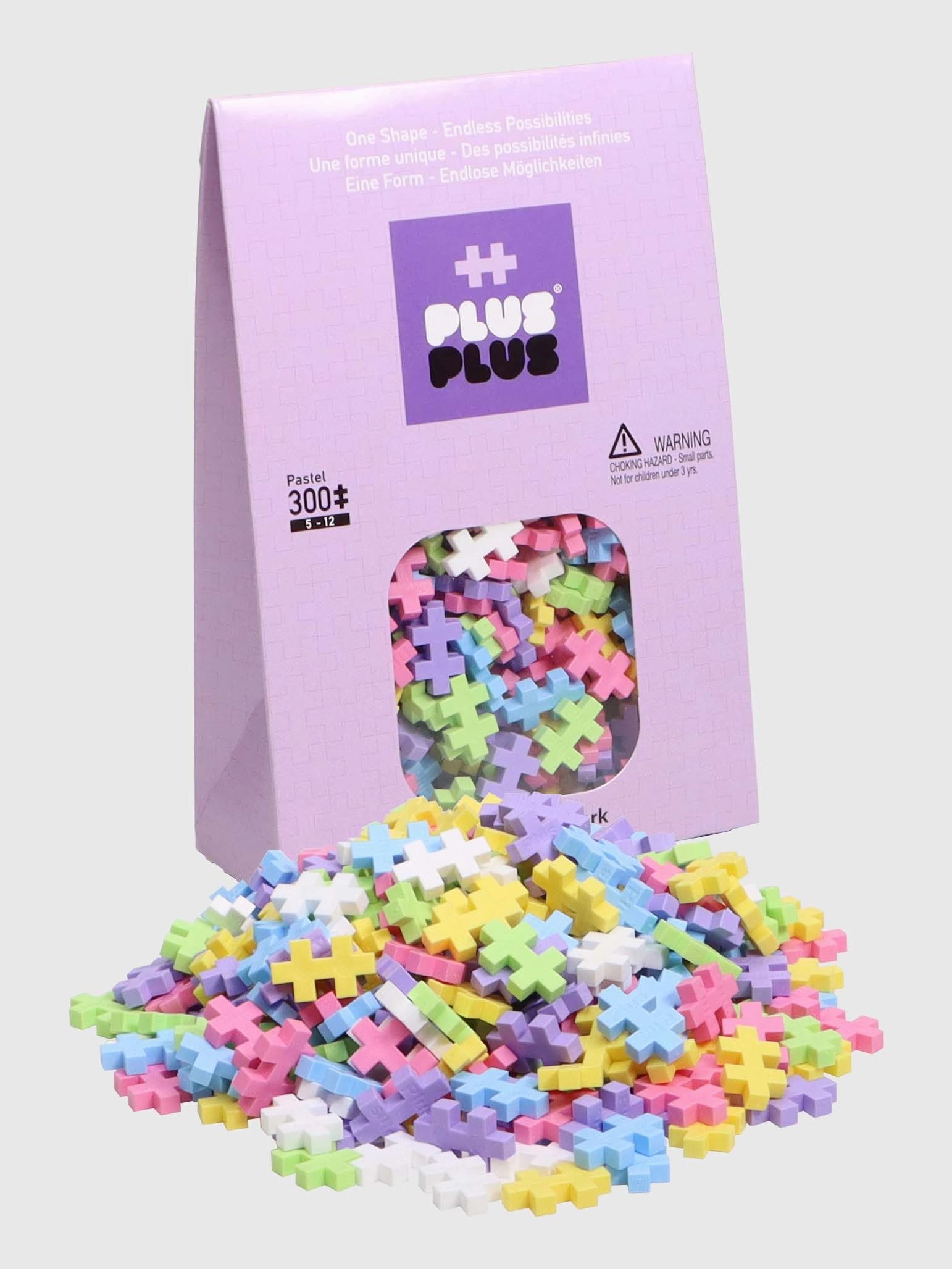 Plus Plus Pastel Color Mix - 300 Pieces