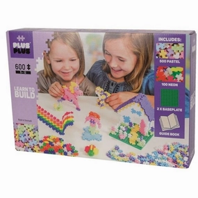 Plus-Plus: Pastel Learn To Build Construction Toy