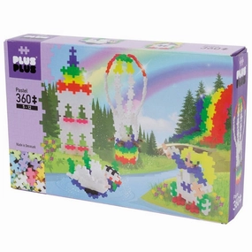 Plus-Plus: Pastel Rainbow Hot Air Balloon 360 Pieces