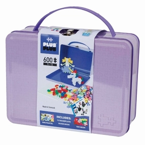 Plus-Plus: Suitcase Pastel Metal 600 Pieces Construction Toy