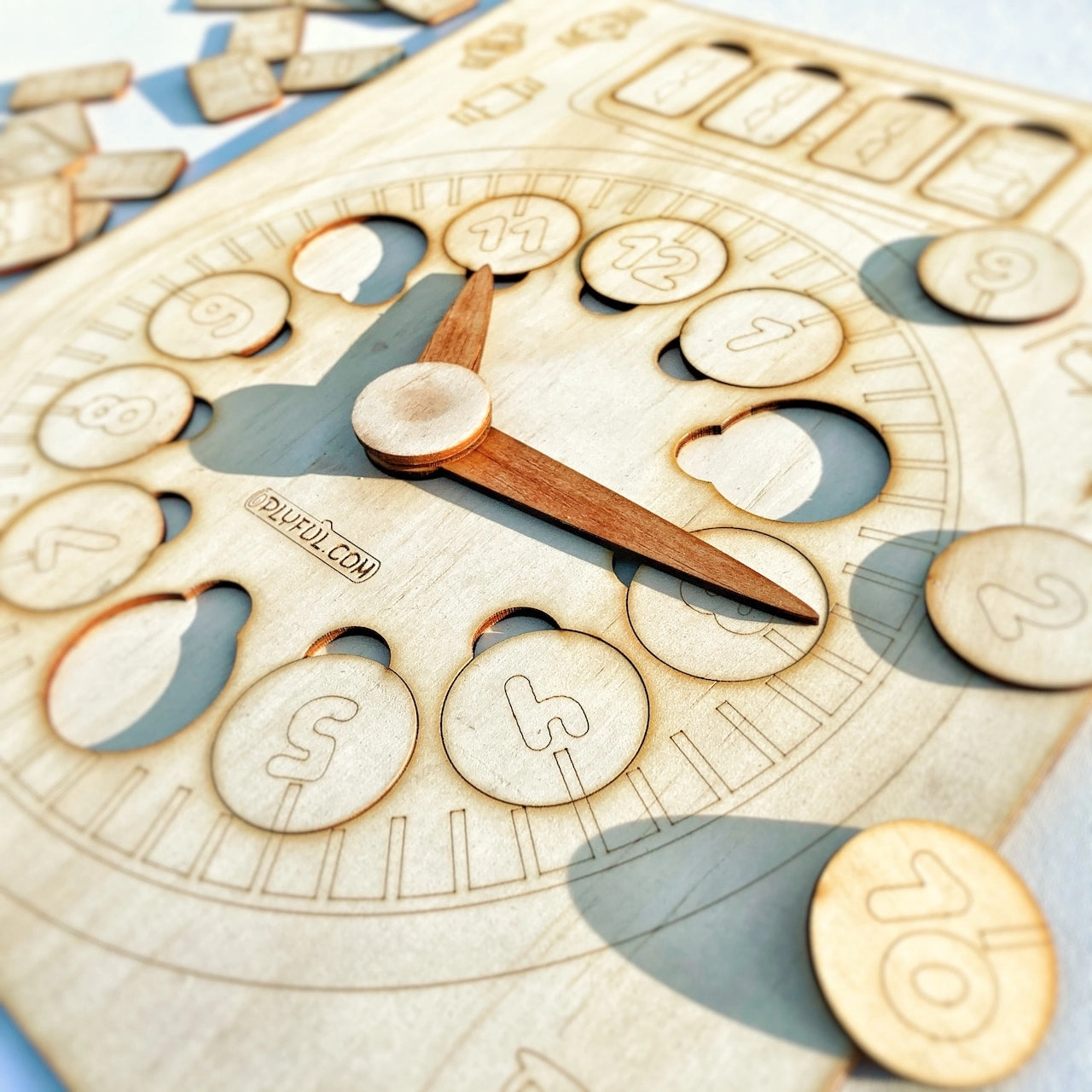 Plywood A Simple Clock Board Puzzle