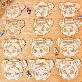 Plywood Emotion Faces