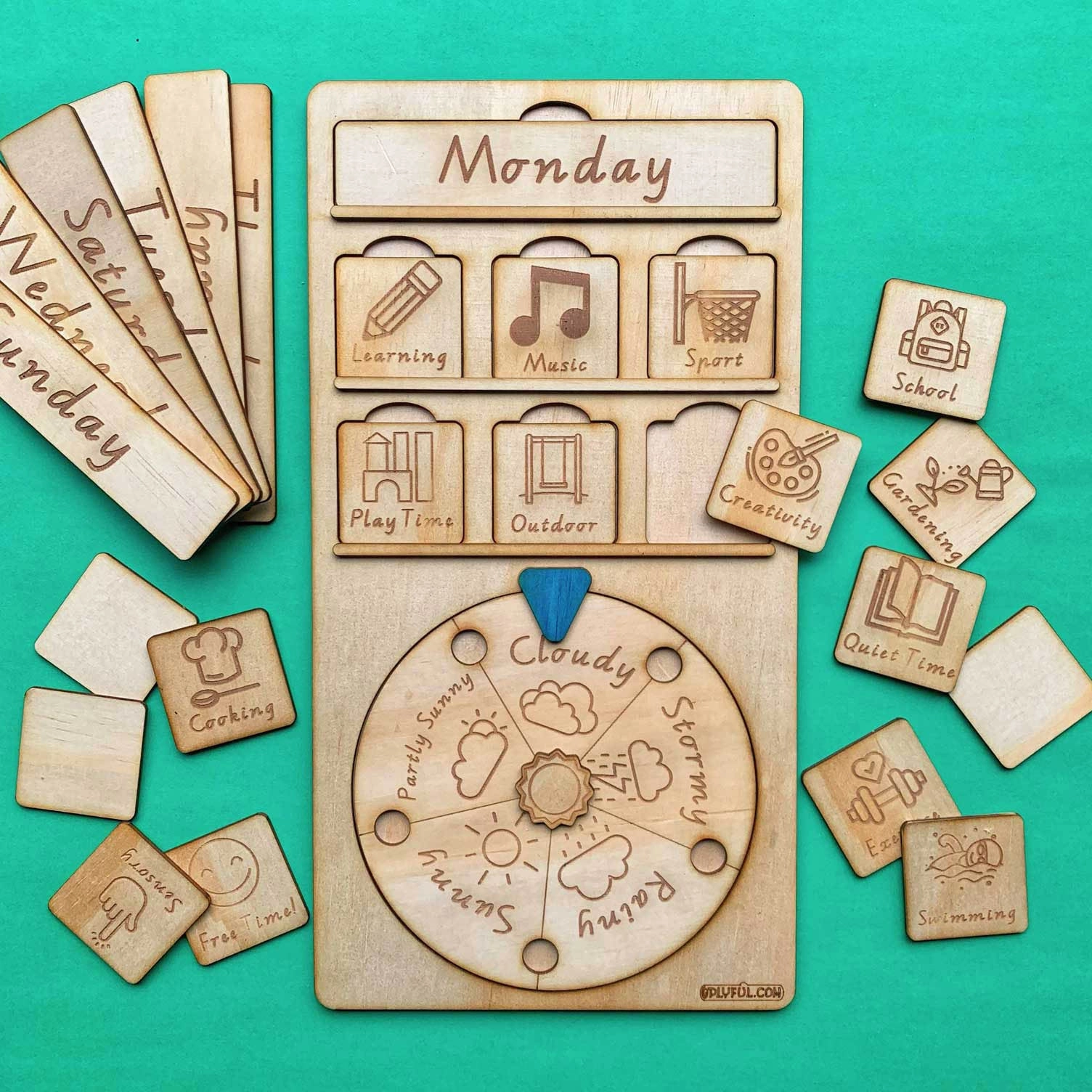 Plywood Rhythm & Weather Board Puzzle
