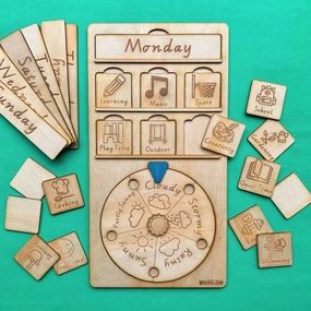 Plywood Rhythm & Weather Board Puzzle