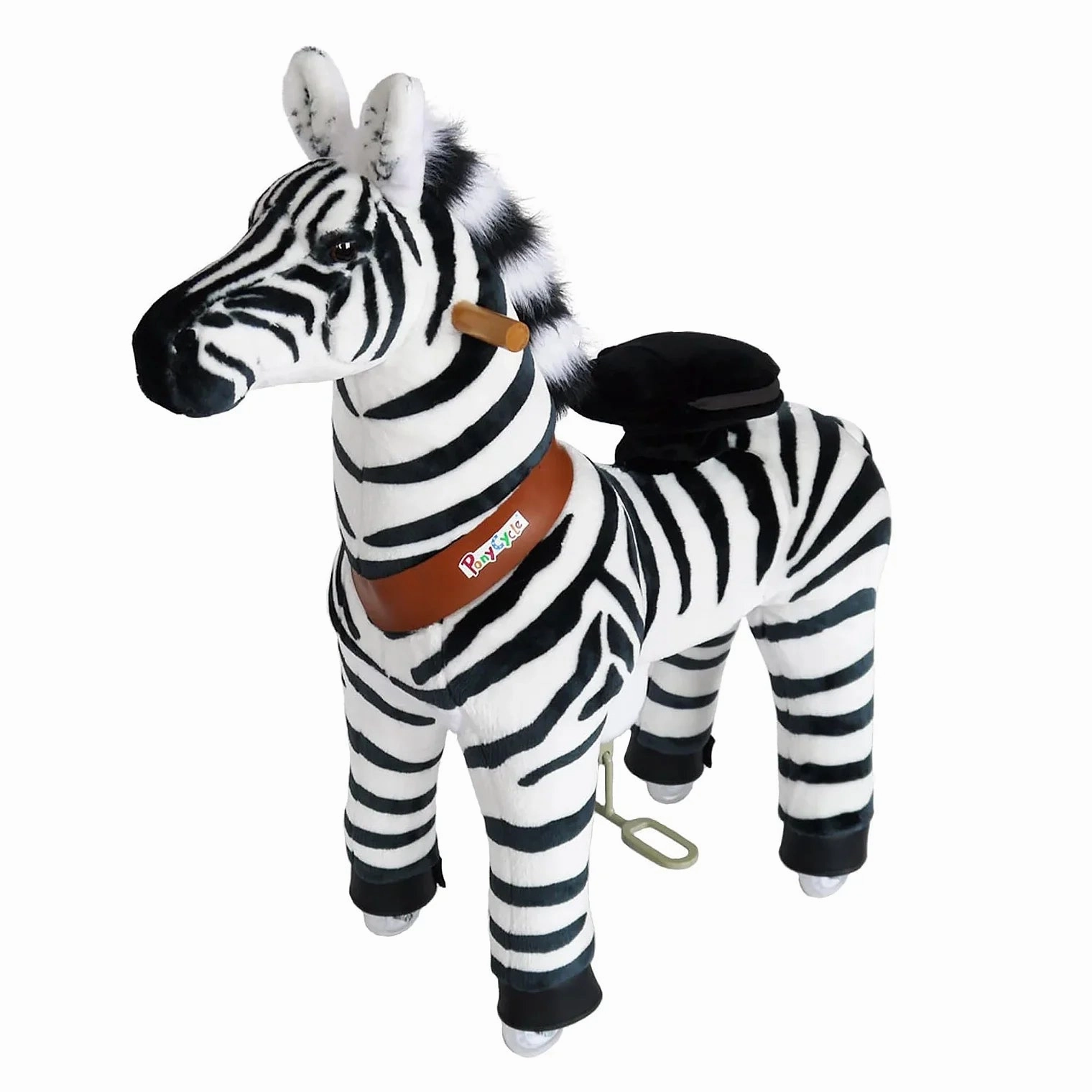 PonyCycle Mechanically Walking Ride-On - Zebra - Age 4- 8
