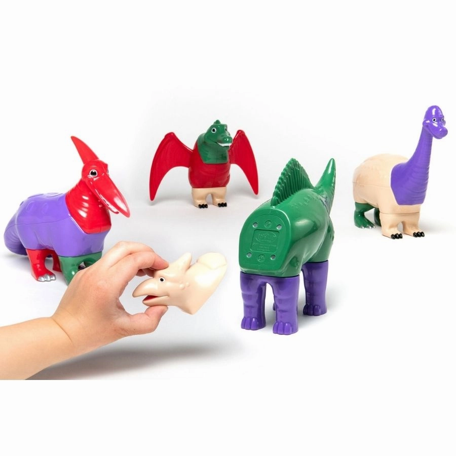 Popular Playthings - Magnetic Mix or Match Dinosaurs Set 2