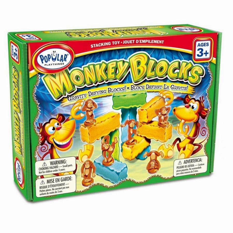 Popular Playthings - Monkey Blocks Weighted