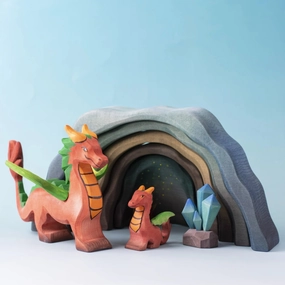 Pre-Order Bumbu Dragons and Cave Set (Ships at end of June)