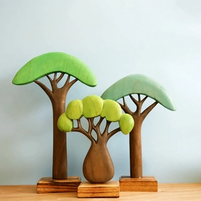 Pre-Order Papoose African Trees, Set of 3 (Ships in late June/early July)
