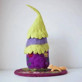 Pre-Order Papoose Fairy House and Mat (Ships in late June/early July)