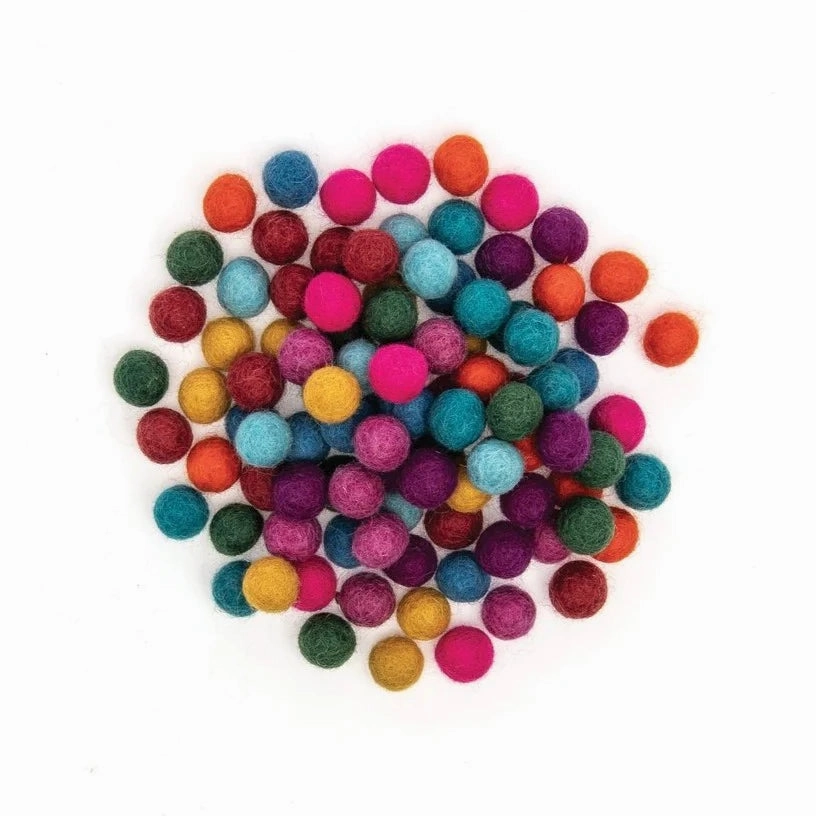 Pre-Order Papoose Summer Pom-poms, Set of 100 (Ships in late June/early July)