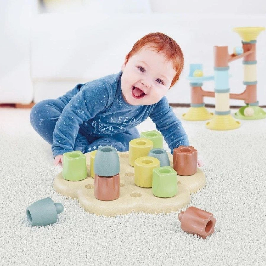 Quercetti - Chunky Peggy Bio Plastic Peg Board