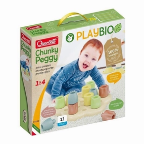 Quercetti - Chunky Peggy Bio Plastic Peg Board