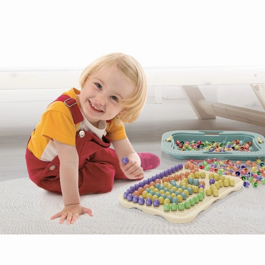 Quercetti - FantaColor Design BioPlastic Peg Board
