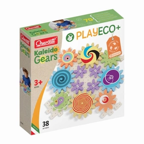 Quercetti - Kaleido Gears Play Eco Construction Toy for Preschoolers