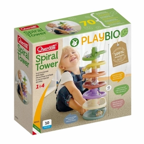Quercetti - Spiral Tower Play BioPlastic (damaged packaging)